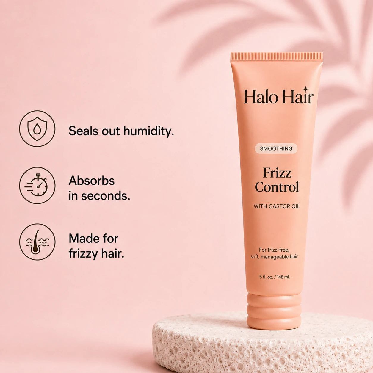 Halo Hair™ Air-Dry Frizz Control Cream